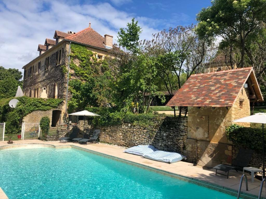 Villa Le Manoir De St Marcel Saint-Marcel-du-Périgord Zimmer foto